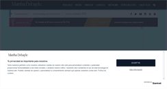 Desktop Screenshot of marthadebayle.com